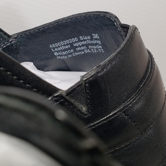 Dansko Leather Black Slip Resistant Protective Toe Nurse Doctor Clogs 36,5.5-6 - Picture 5 of 12